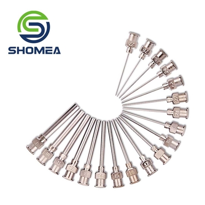 SHOMEA Custom 304/ 316 Agulha de distribuição de cola de aço inoxidável com fecho de luer