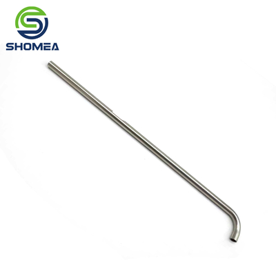 SHOMEA Cánula de sucção endoscópica curva de parede fina de aço inoxidável