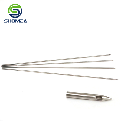 SHOMEA Agulha de buraco lateral de aço inoxidável 16G 18G personalizada com ponta de lápis