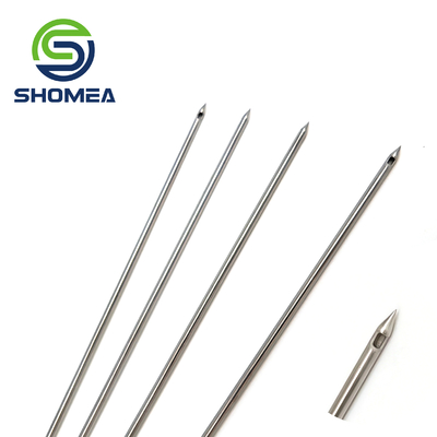 SHOMEA Agulha de buraco lateral de aço inoxidável 16G 18G personalizada com ponta de lápis