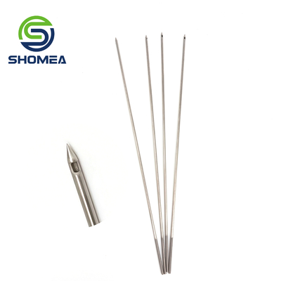SHOMEA Agulha de buraco lateral de aço inoxidável 16G 18G personalizada com ponta de lápis