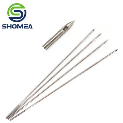SHOMEA Agulha de buraco lateral de aço inoxidável 16G 18G personalizada com ponta de lápis