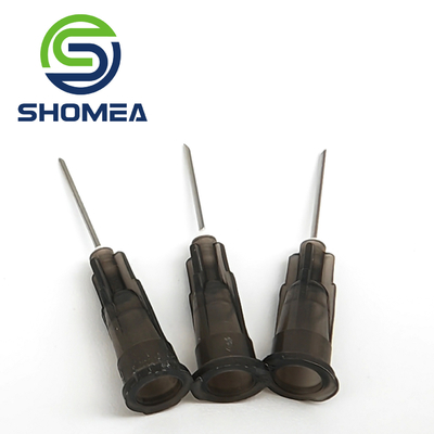 SHOMEA Custom 16G-28G Agulha de distribuição de cola de aço inoxidável com base de eixo de plástico