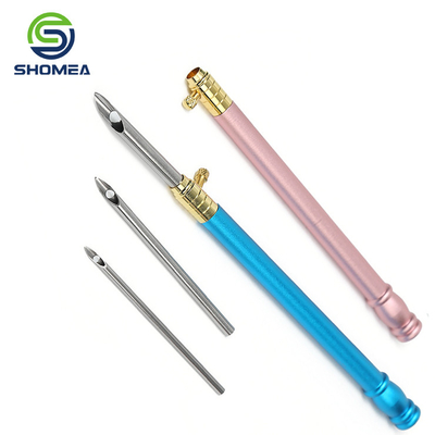 SHOMEA Custom DIY parede fina gancho de aço inoxidável Agulha de bordado com olho traseiro
