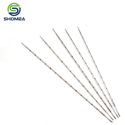 SHOMEA Custom 18G Laser Marking Agulha de câmara dupla Agulha trocar de aço inoxidável