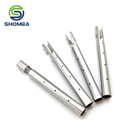 SHOMEA Custom pequeno Diâmetro parede fina aço inoxidável tubo de gás de cigarro eletrônico