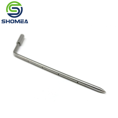 SHOMEA Custom pequeno Diâmetro parede fina Aço inoxidável curvado sonda de temperatura