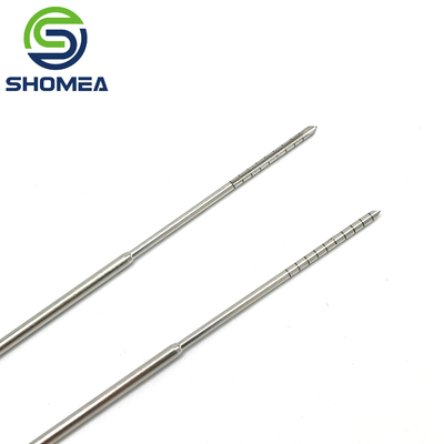 SHOMEA Custom Thin Wall laser marcando agulha de aço inoxidável com ponta cortada para trás