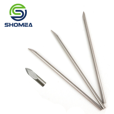SHOMEA Custom Small diâmetro 0,4-1,9 mm Solid triplo convex extremidade de aço inoxidável agulha RF