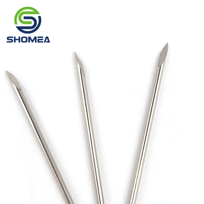 SHOMEA Custom Small diâmetro 0,4-1,9 mm Solid triplo convex extremidade de aço inoxidável agulha RF