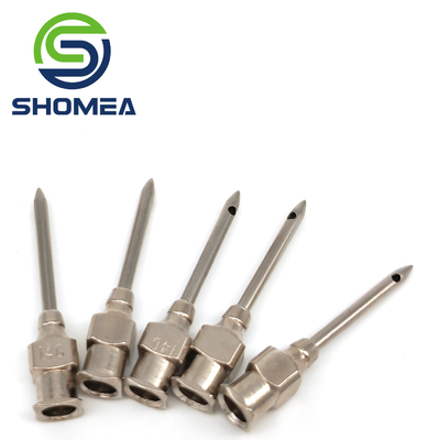 SHOMEA Custom 14G 18G Agulha lateral de aço inoxidável com ponta de lápis redonda