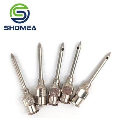 SHOMEA Custom 14G 18G Agulha lateral de aço inoxidável com ponta de lápis redonda