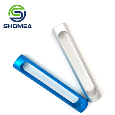 SHOMEA Corte a laser personalizado Tubo com ranhuras de alumínio com fio masculino