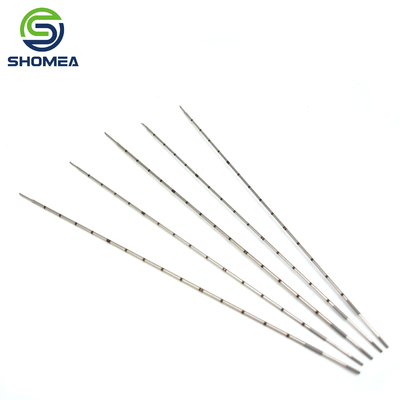 SHOMEA Custom Electrolítica de polimento Aço inoxidável agulha de trocar de marcação a laser
