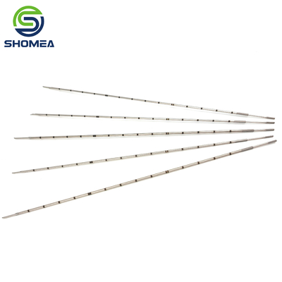 SHOMEA Custom Electrolítica de polimento Aço inoxidável agulha de trocar de marcação a laser