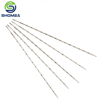 SHOMEA Custom Electrolítica de polimento Aço inoxidável agulha de trocar de marcação a laser