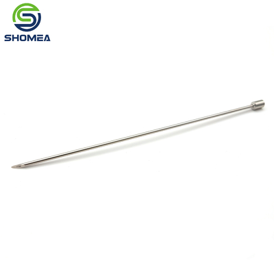 SHOMEA Custom 304/ 316 Agulha de ponta única em convexo de aço inoxidável com fecho de luer