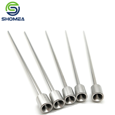 SHOMEA Custom 304/ 316 Agulha de ponta única em convexo de aço inoxidável com fecho de luer