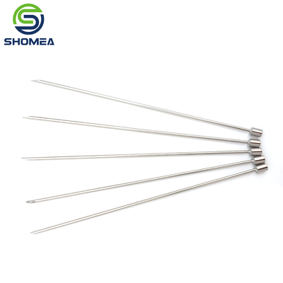 SHOMEA Custom 304/ 316 Agulha de ponta única em convexo de aço inoxidável com fecho de luer