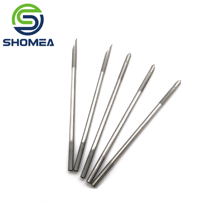 SHOMEA Custom 14G 15G 16G agulha de corte traseiro de aço inoxidável com areia