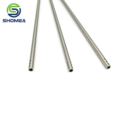 SHOMEA Custom 5 mm de diâmetro tubo de irrigação de sucção de aço inoxidável com buraco de perfuração