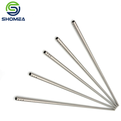 SHOMEA Custom 304/ 316 tubo de aspiração longo de aço inoxidável com buraco de perfuração