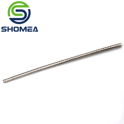 SHOMEA Customizado corte a laser de aço inoxidável tubo de ossos de cobra flexível