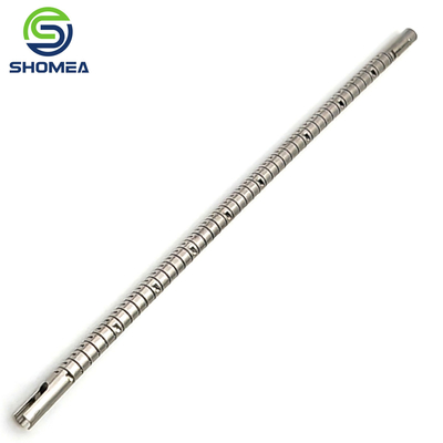 SHOMEA Customizado corte a laser de aço inoxidável tubo de ossos de cobra flexível