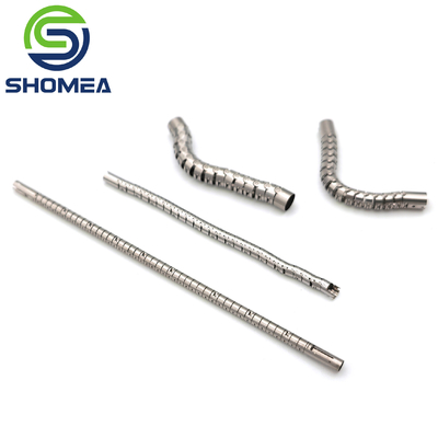 SHOMEA corte a laser de aço inoxidável personalizado tubo endoscópico flexível