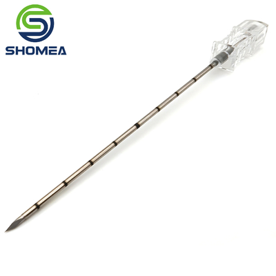 SHOMEA Custom 14G-28G Agulha coaxial de aço inoxidável com ponta de sharip