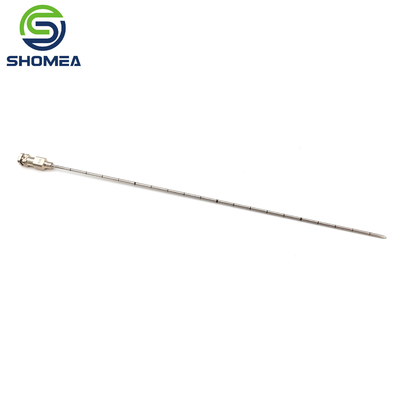 SHOMEA Custom 304 / 316 aço inoxidável Quincke agulha trocar ponta ponta com marcação a laser