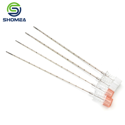 SHOMEA Agulha Chiba de aço inoxidável 16G-30G personalizada com marcação a laser
