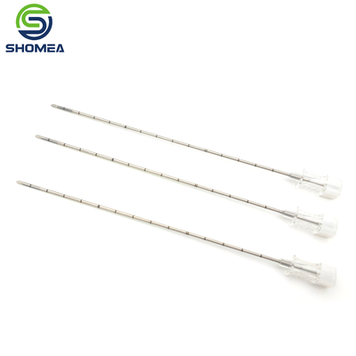 SHOMEA Agulha Chiba de aço inoxidável 16G-30G personalizada com marcação a laser