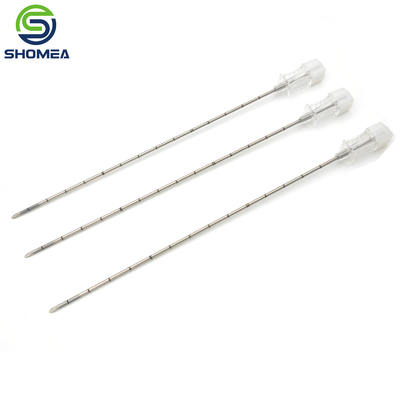 SHOMEA Agulha Chiba de aço inoxidável 16G-30G personalizada com marcação a laser