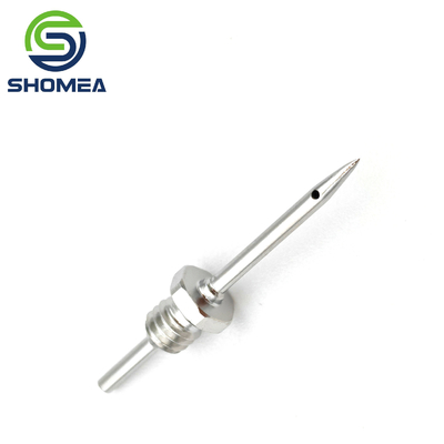 SHOMEA Custom 304/316 Aço inoxidável Agulha cônica com fio masculino