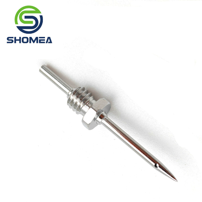 SHOMEA Custom 304/316 Aço inoxidável Agulha cônica com fio masculino