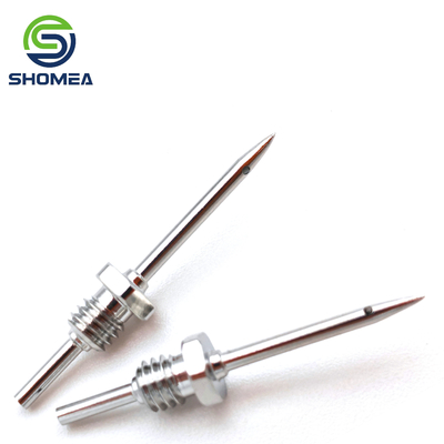 SHOMEA Custom 304/316 Aço inoxidável Agulha cônica com fio masculino