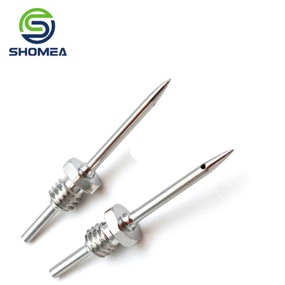 SHOMEA Custom 304/316 Aço inoxidável Agulha cônica com fio masculino