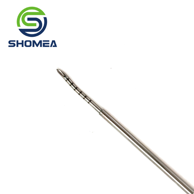 SHOMEA Custom 18G de aço inoxidável ponta traseira cortada Agulha de sucção do menisco com marcação a laser