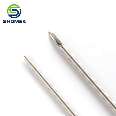 SHOMEA Custom 17G*35cm Agulha de Aspiração de Óvulos de Lúmen Único com Desenvolvimento de Fundição