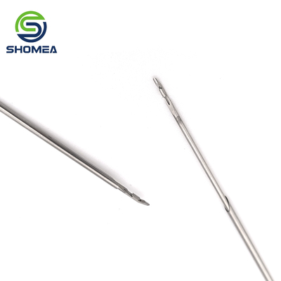 SHOMEA Custom 15G-28G Agulha cirúrgica de aço inoxidável para procedimentos abdominais